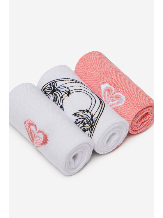 Roxy Skarpety długie AS_ROXY_05W_SS25 (3-PACK) Różowy