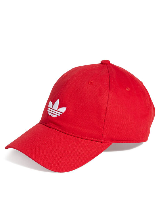 adidas Czapka z daszkiem adicolor Classic Trefoil JC6026 Czerwony