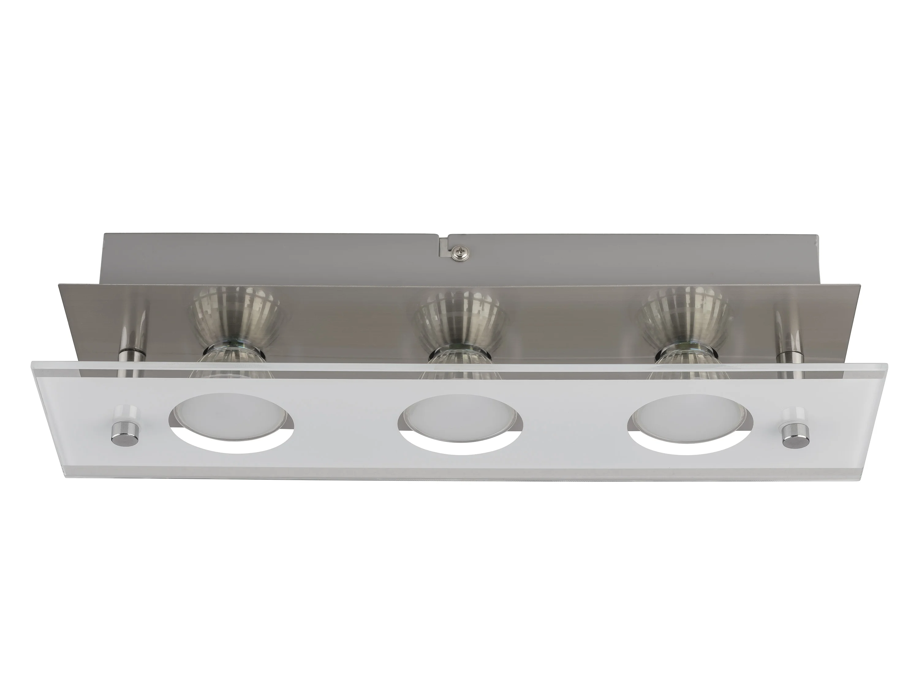 LIVARNO home Lampa sufitowa LED, 3 żarówki, 4,6 W (Prostokątny)