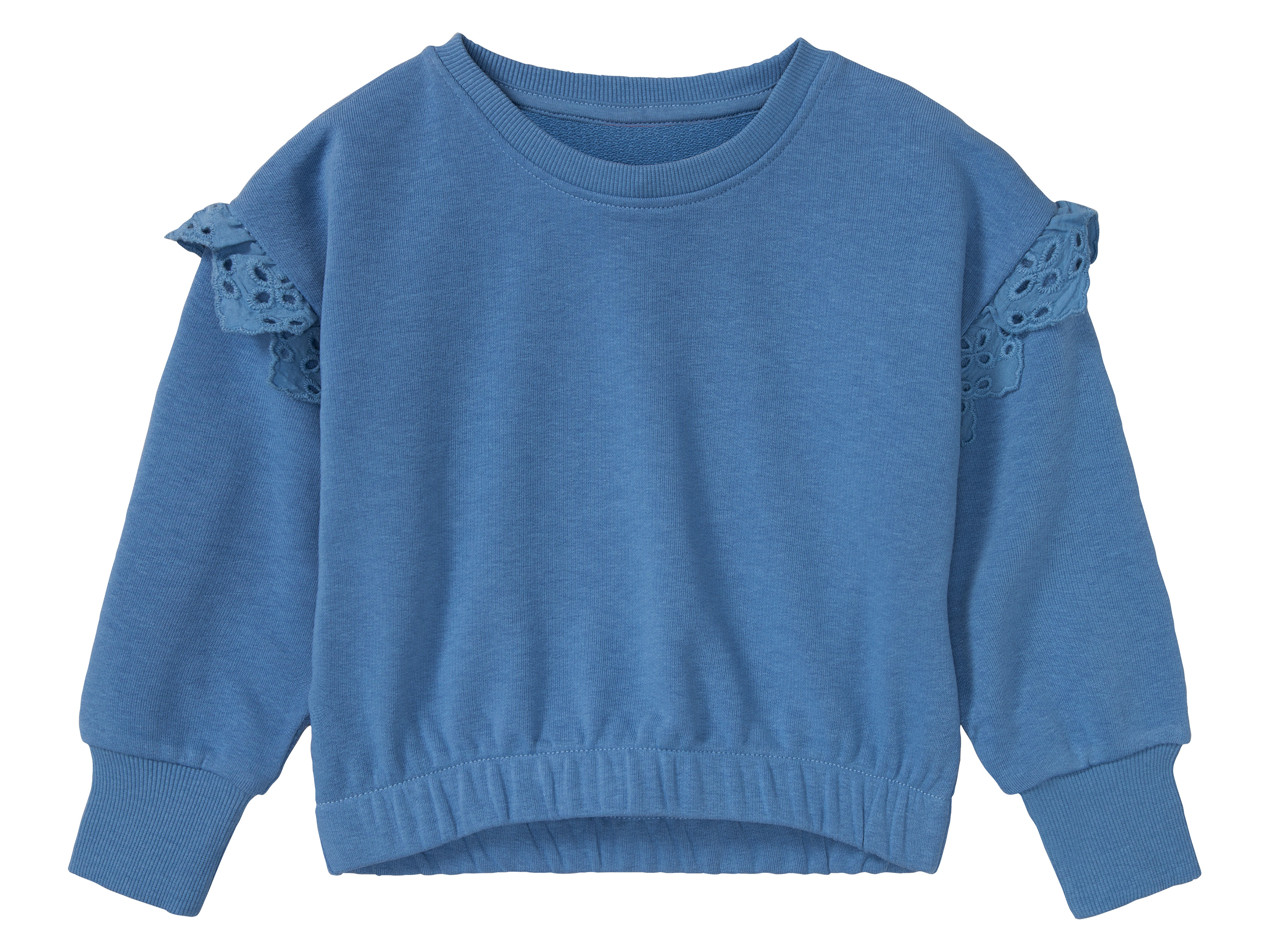 lupilu® Bluza dresowa dziewczęca z bawełną (98/104, Niebieski)