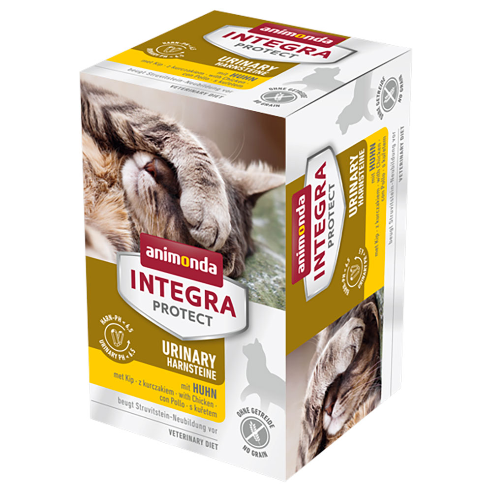 animonda Integra Protect Adult Urinary, kamienie struwitowe, 6 x 100 g - Kurczak