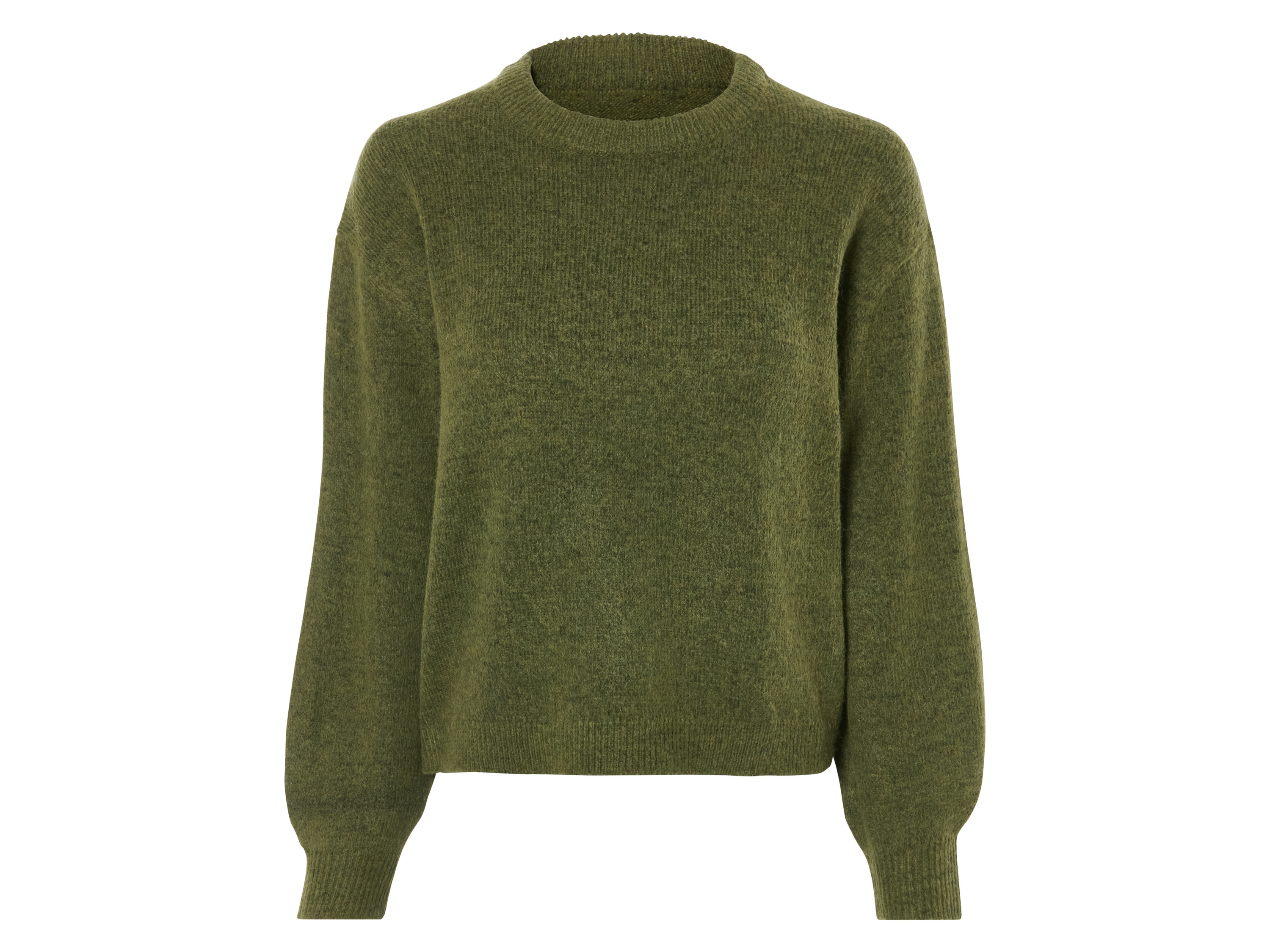 esmara® Sweter damski z wełną (XS (32/34), Zielony)