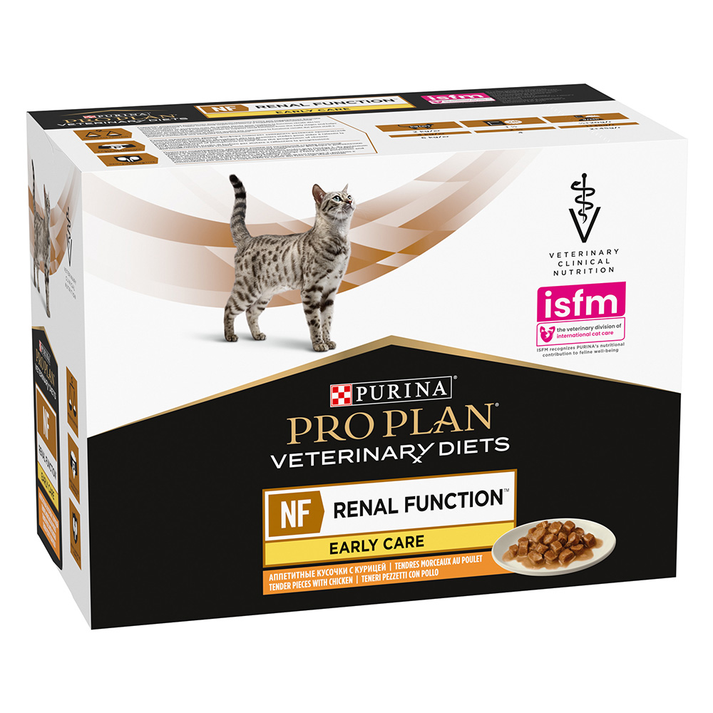 PURINA PRO PLAN Veterinary Diets Feline NF Early Care, kurczak - 2 x 10 x 85 g