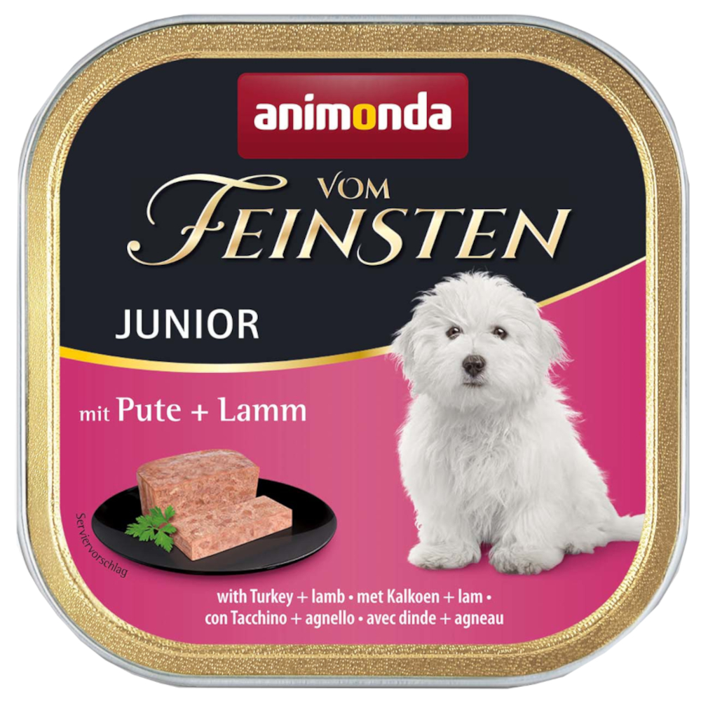animonda vom Feinsten Junior, 6 x 150 g - Indyk z jagnięciną