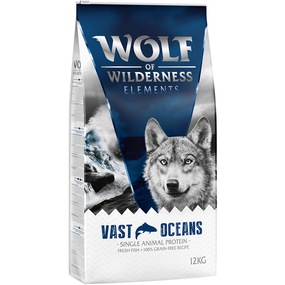 Wolf of Wilderness Monoprotein Sensitive „Vast Oceans”, ryba - bez zbóż - 2 x 12 kg