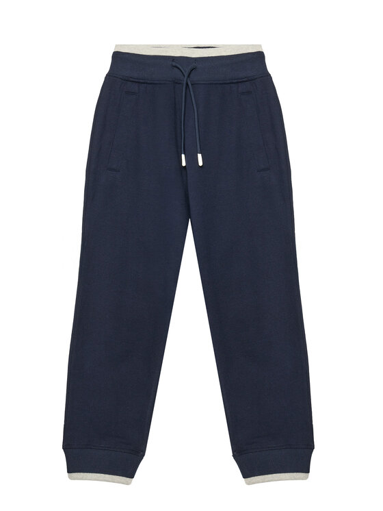 United Colors Of Benetton Spodnie dresowe 3BC1CF065 Granatowy Relaxed Fit