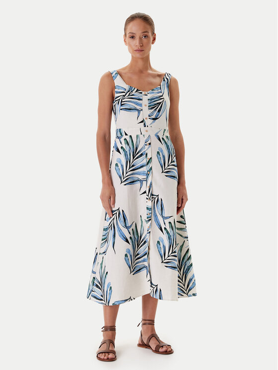 Tatuum Sukienka letnia Linna T2509.194 Beżowy Regular Fit