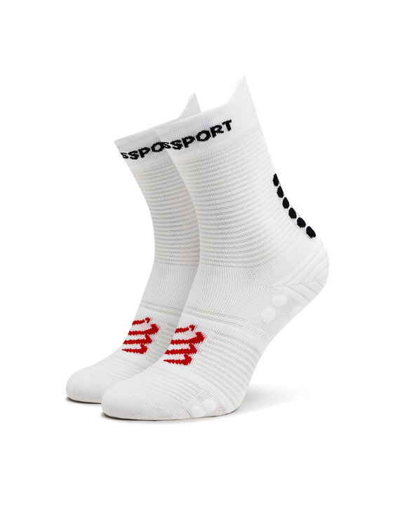 Compressport Skarpety wysokie unisex Pro Racing V4.0 Run High XU00046B Biały