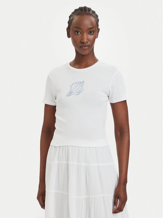 ONLY T-Shirt Kira 15346419 Biały Regular Fit