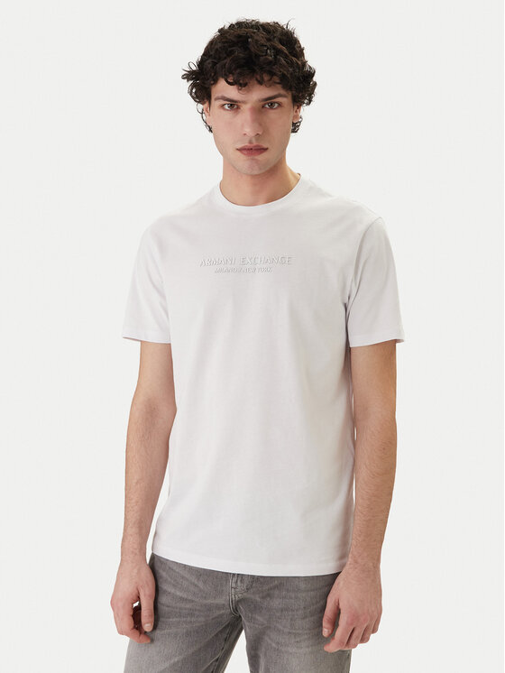 Armani Exchange T-Shirt XM001280 AF10361 U0002 Biały Regular Fit