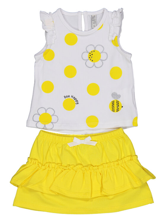 Birba Trybeyond Komplet dziecięcy 999 69022 00 Biały Regular Fit