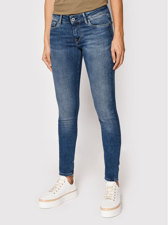 Pepe Jeans Jeansy Soho PL204174 Niebieski Skinny Fit