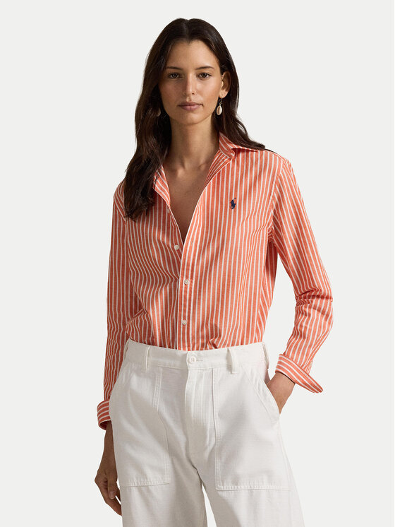 Polo Ralph Lauren Koszula 211971514502 Pomarańczowy Classic Fit