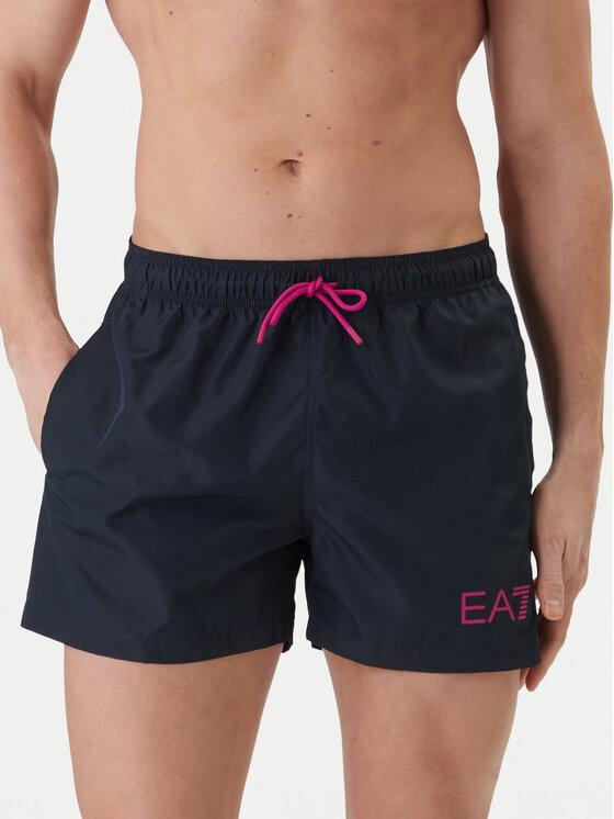 EA7 Emporio Armani Szorty kąpielowe 7M002000 AF13049 MB501 Granatowy Regular Fit