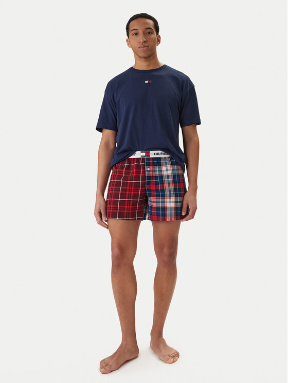 Tommy Hilfiger Piżama UM0UM03832 Niebieski Regular Fit