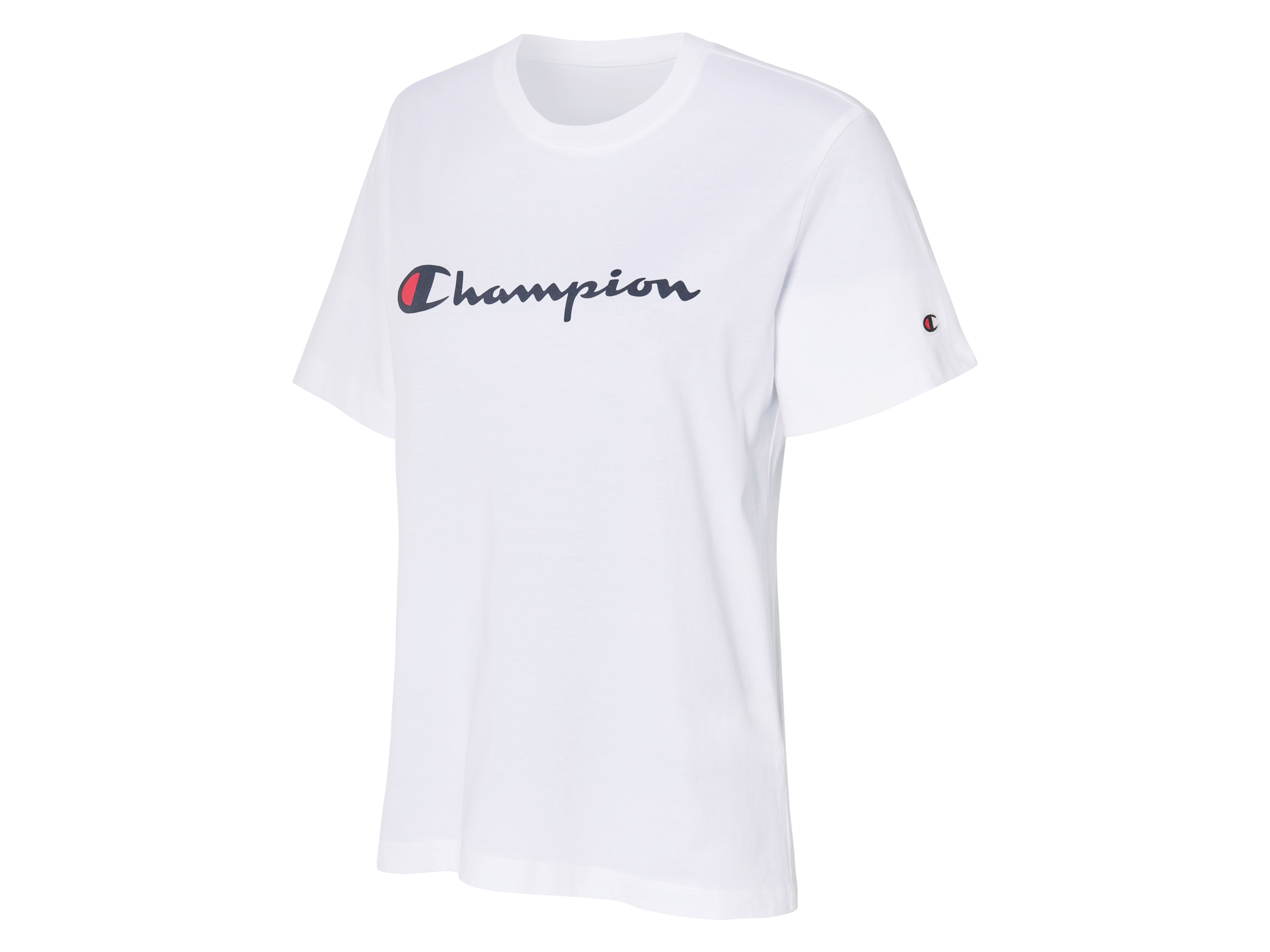 Champion T-shirt damski z bawełny (Biały, XS)