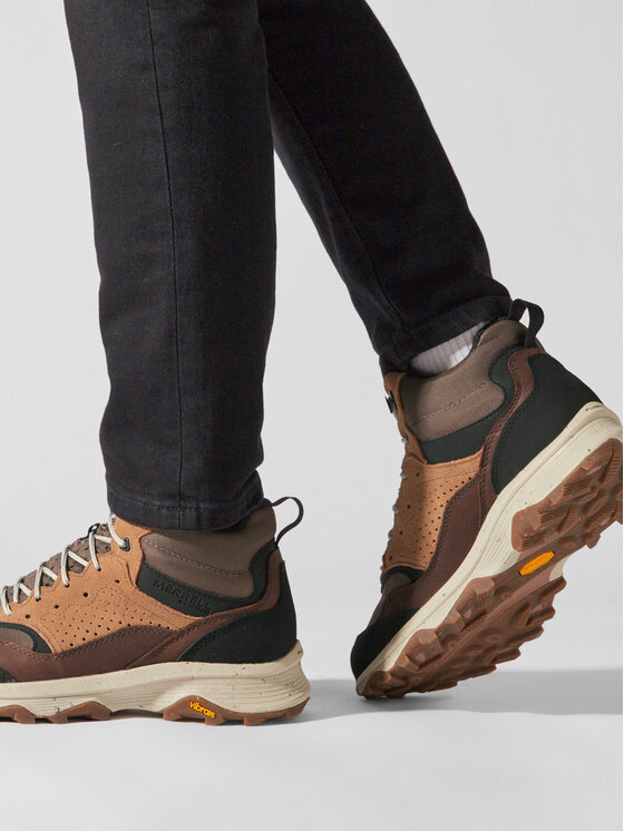 Merrell Trekkingi Speed Solo Mid Wp J004533 Brązowy