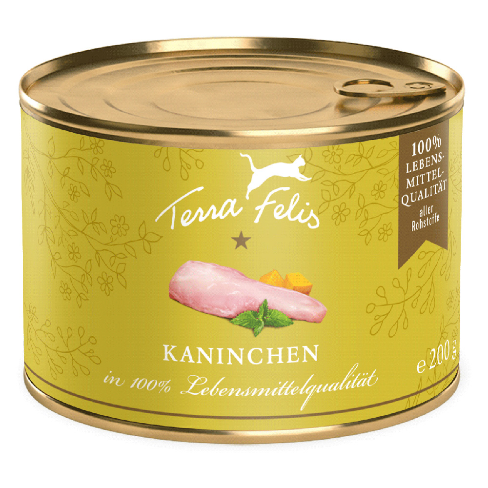 Korzystny pakiet Terra Felis Famousse, 24 x 200 g - Królik