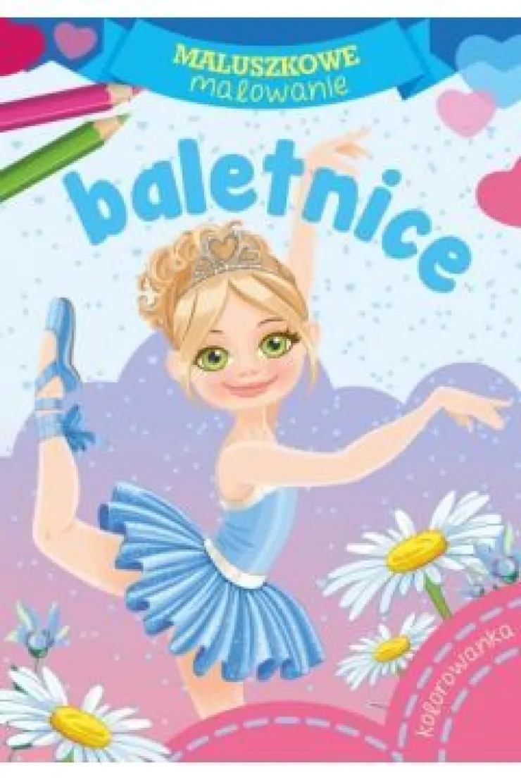 Malowanka A5 Maluszkowe malowanie. Baletnice SKRZAT 158737 miniaturka