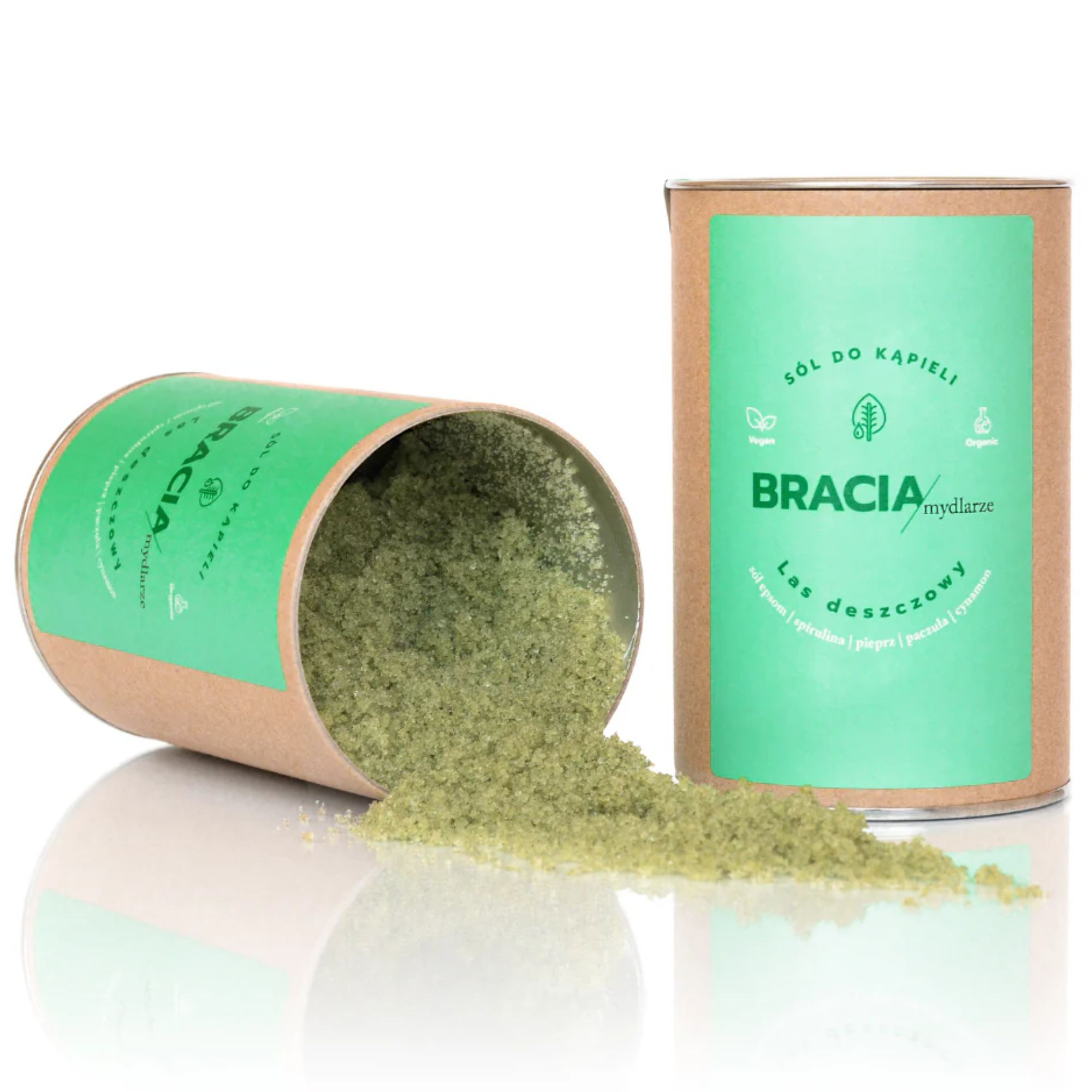 Bracia Mydlarze Las Deszczowy sól do kąpieli ze spiruliną 300 g