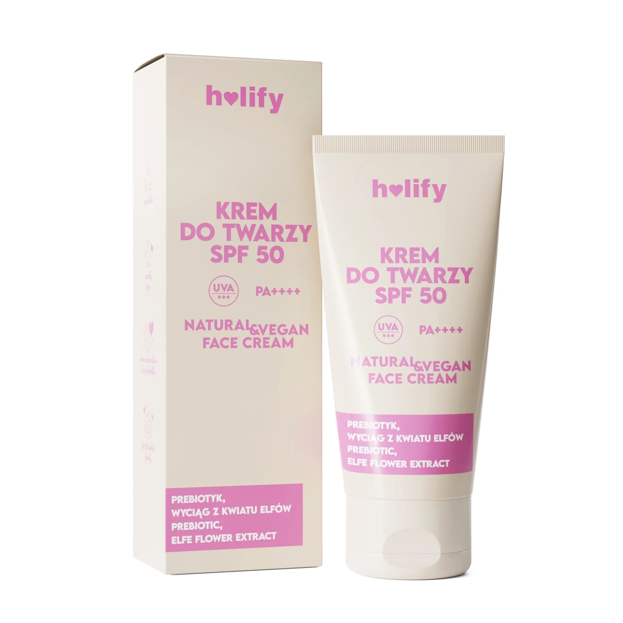 Holify Krem D/Tw Prebiotyczny Spf50 50Ml