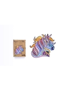 Puzzle drewniane eko 148 el. Bajeczny jednorożec A3