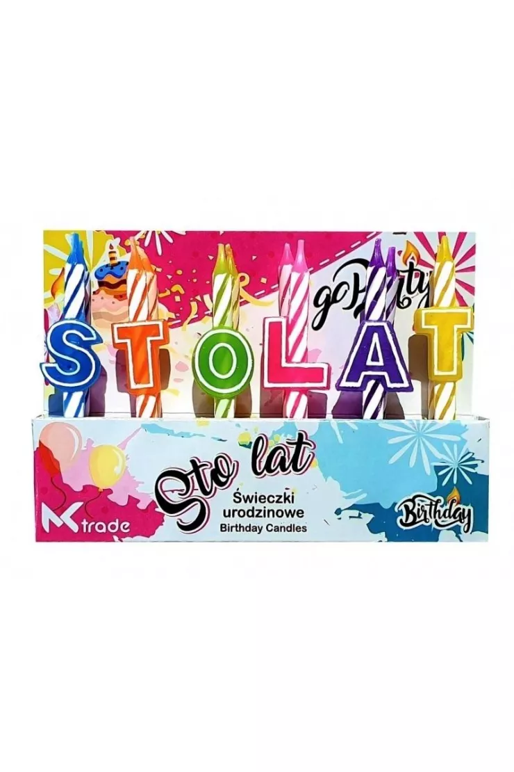 Świeczki urodzinowe "Sto lat" SH-096