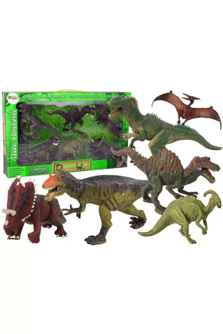 Zestaw Dinozaurów prehistoryczne okazy