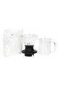 Zestaw  urządzenie do parzenia kawy Immersion Switch Server Set drip V60-02 + serwer + filtry