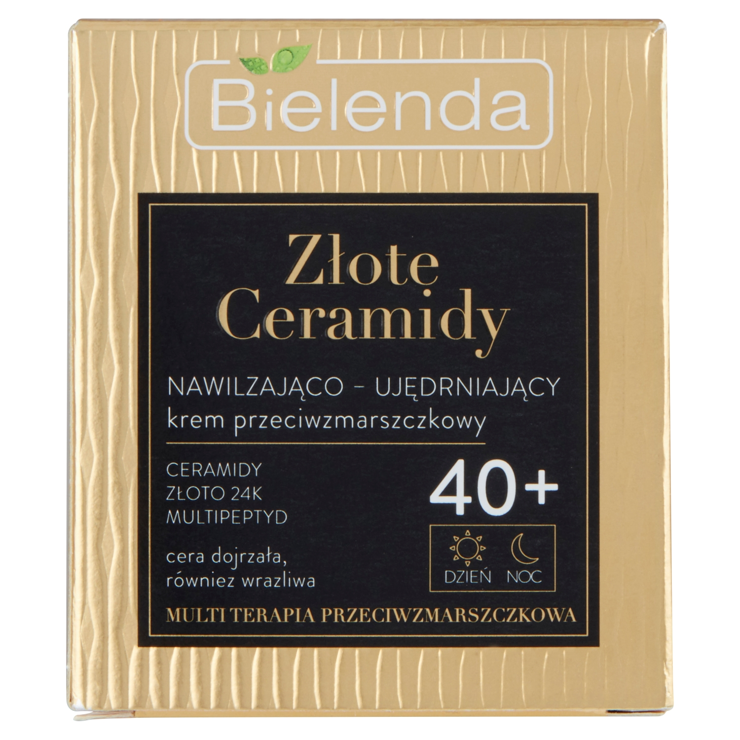 Bielenda Złote Ceramidy 40+ Nawilżająco-ujędrniający krem przeciwzmarszczkowy 50 ml
