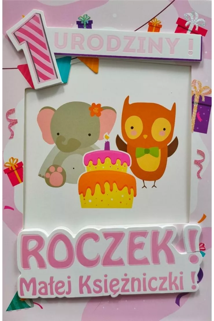 Karnet Roczek dziewczynka 6K-016