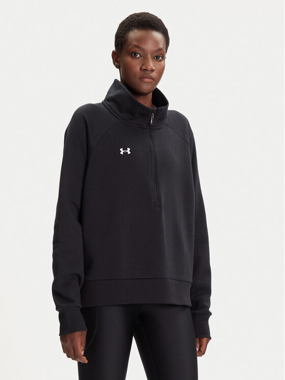 Under Armour Bluza Ua Rival Fleece Hz 1379492-001 Czarny Loose Fit miniaturka