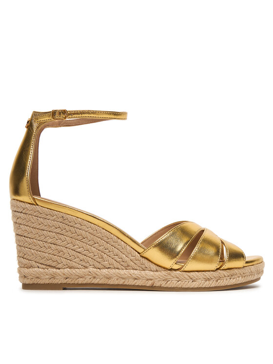 LAUREN RALPH LAUREN Espadryle Nellie 802P04434001 Złoty