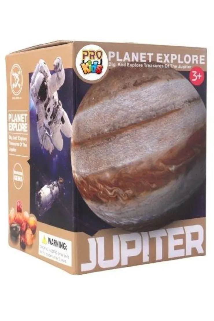 Wykopaliska minerałów planeta Jowisz