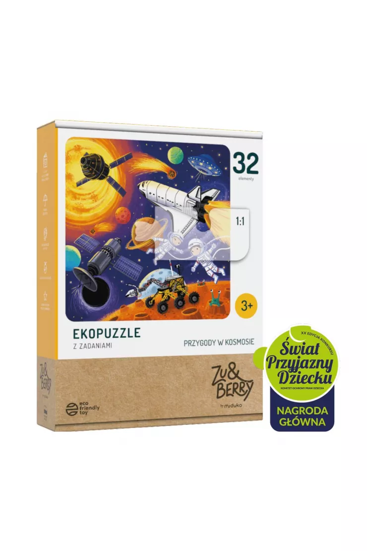 Ekopuzzle 32 el. Przygody w kosmosie