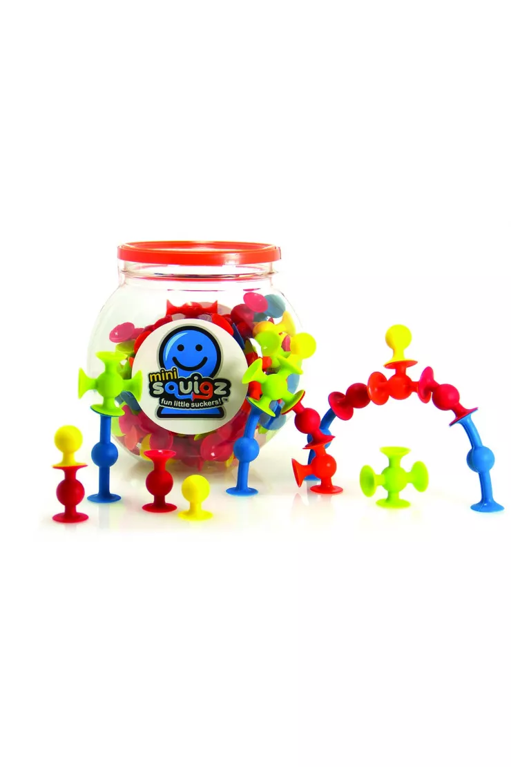  Przyssawki Squigz Mini silikonowe klocki 75el