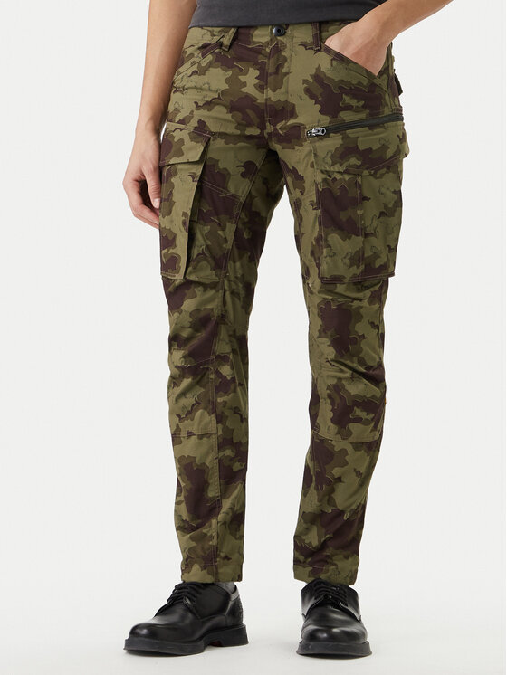 G-Star Raw Spodnie materiałowe Rovic D02190-D553 Zielony Regular Fit