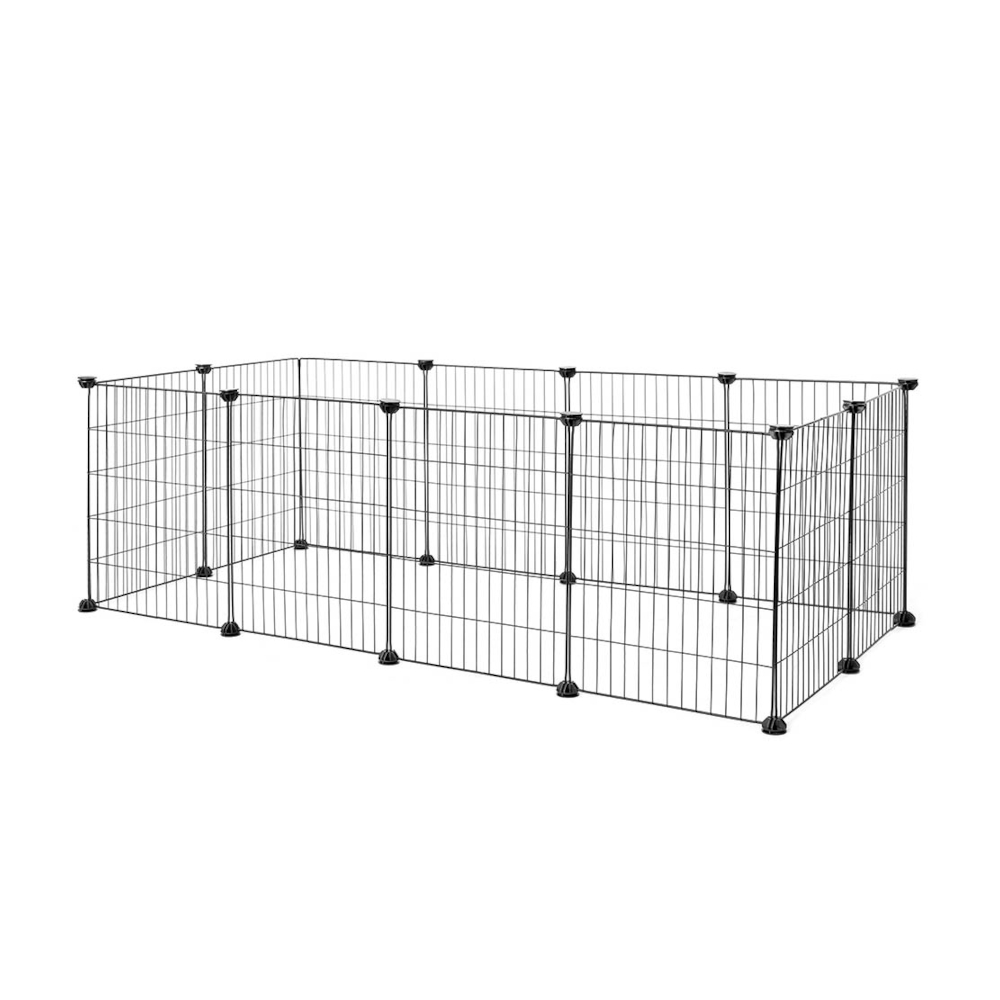 Lionto metalowy wybieg dla małych zwierząt - Dł. x szer. x wys.: 144 x 74 x 46 cm