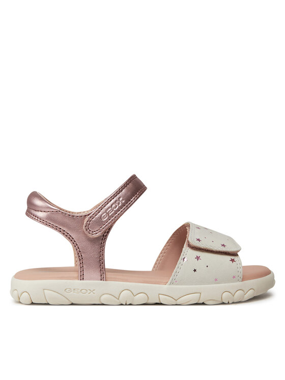 Geox Sandały J Sandal Haiti Girl J028ZA 007NF C8283 S Różowy