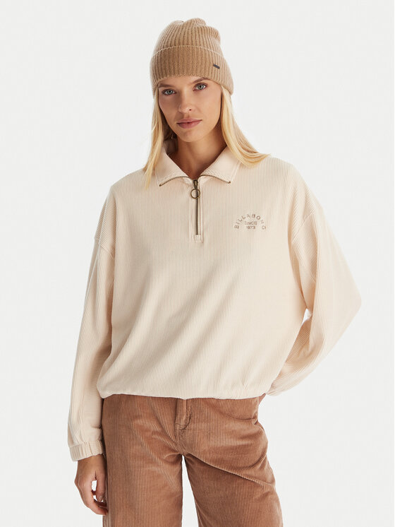 Billabong Bluza Coffee Time EBJKT00115 Écru Regular Fit