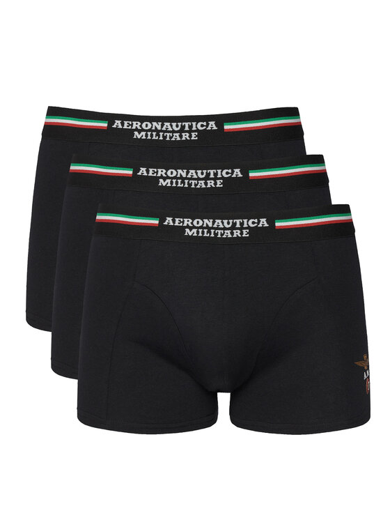 Aeronautica Militare Komplet bokserek AM1UBX001T Czarny