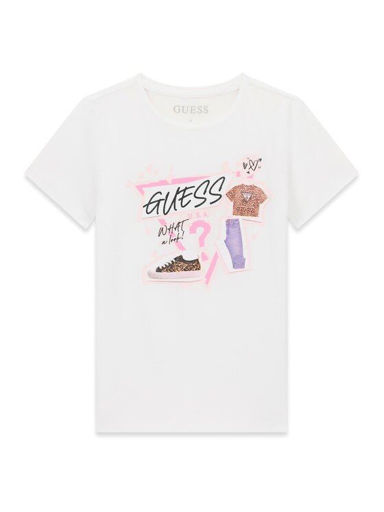 Guess Kids Tank top 183022 Biały Classic Fit