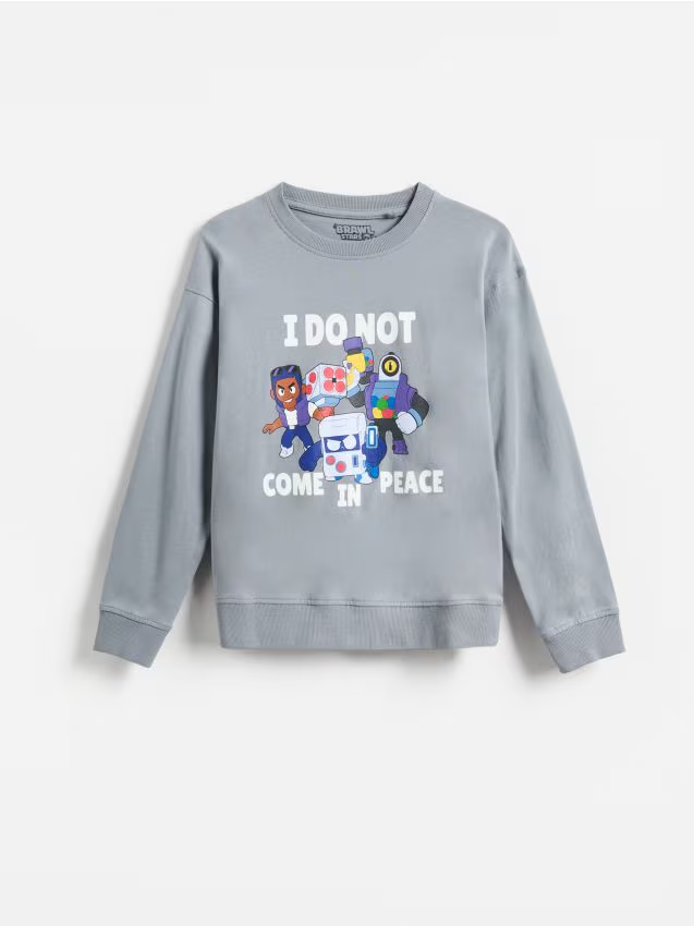 Reserved - Longsleeve Brawl Stars - ciemnoszary