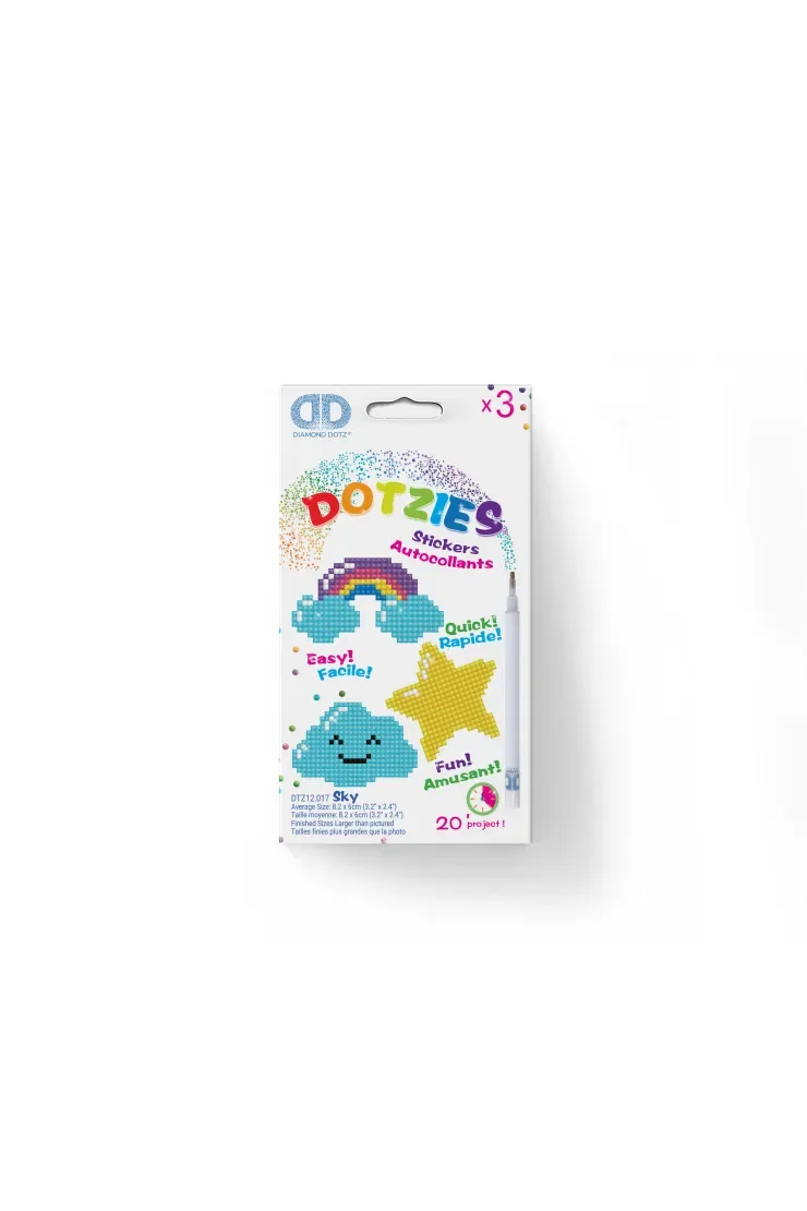 Diamond Dotz Sky- 3pak Naklejki