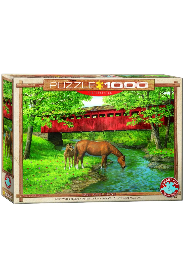 Puzzle 1000 el. Sweet Water Bridge by Weirs