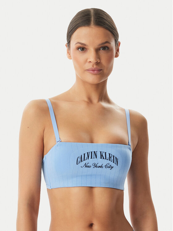 Calvin Klein Underwear Biustonosz top LV00QF8710 Niebieski