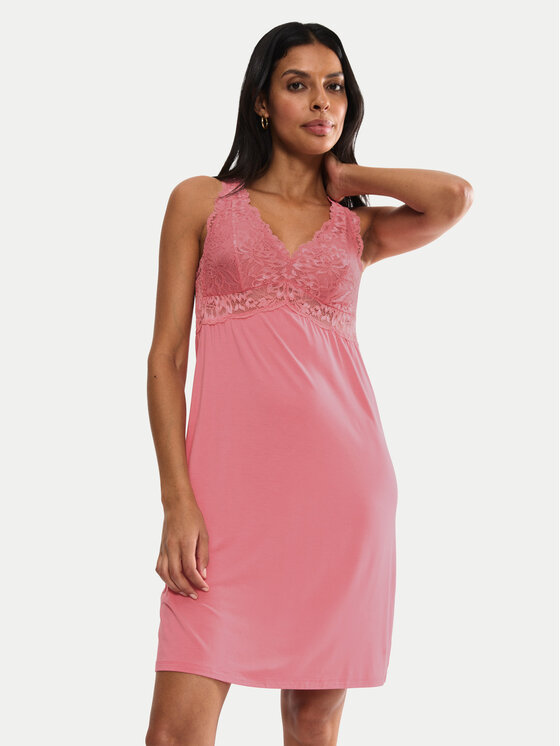 Triumph Koszula nocna Timeless Sensuality 10227238 Różowy Regular Fit