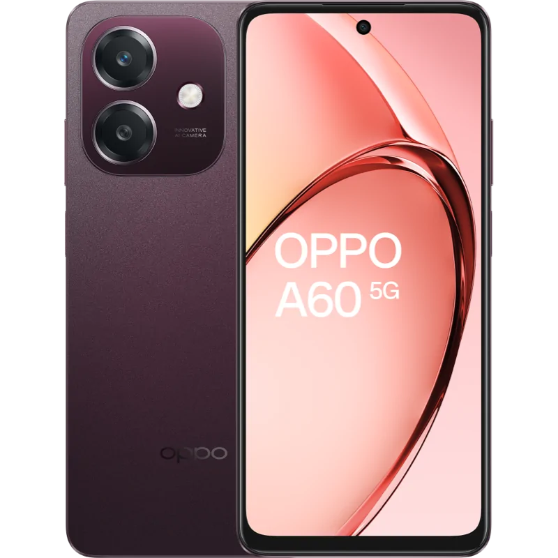 OPPO A60 5G 4/128 GB DS Burgundowy