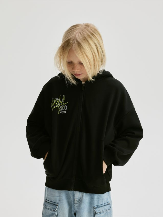Reserved - Bluza z kapturem - czarny
