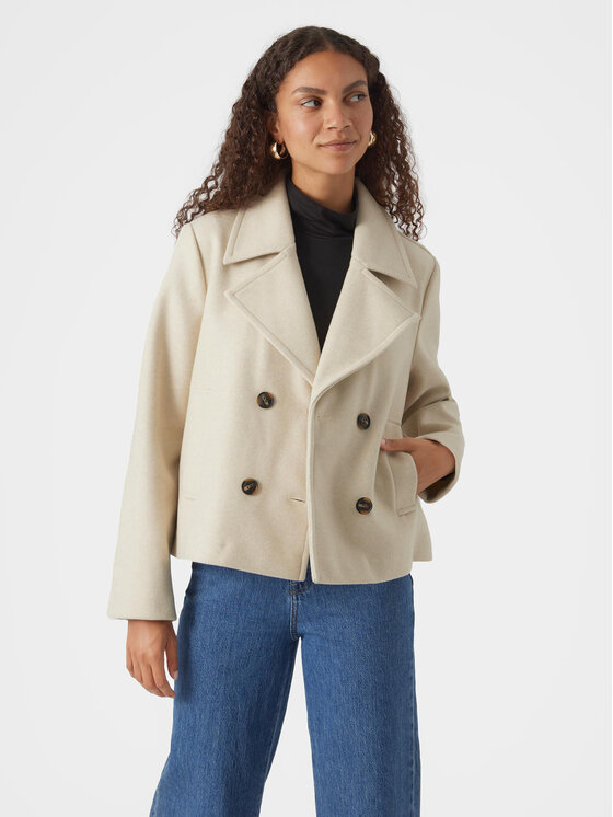 Vero Moda Kurtka przejściowa Vincemia 10300488 Beżowy Regular Fit